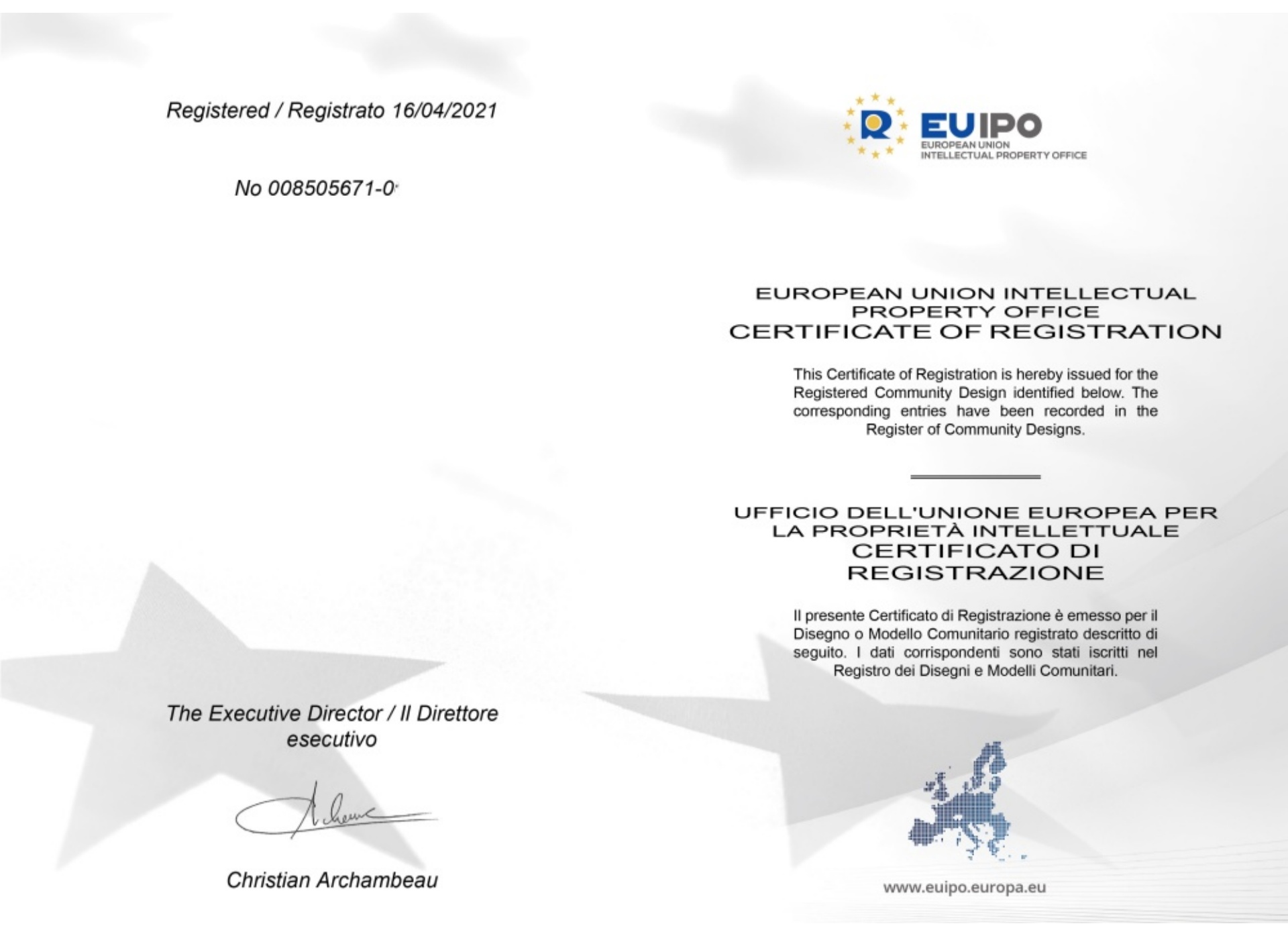 欧洲专利